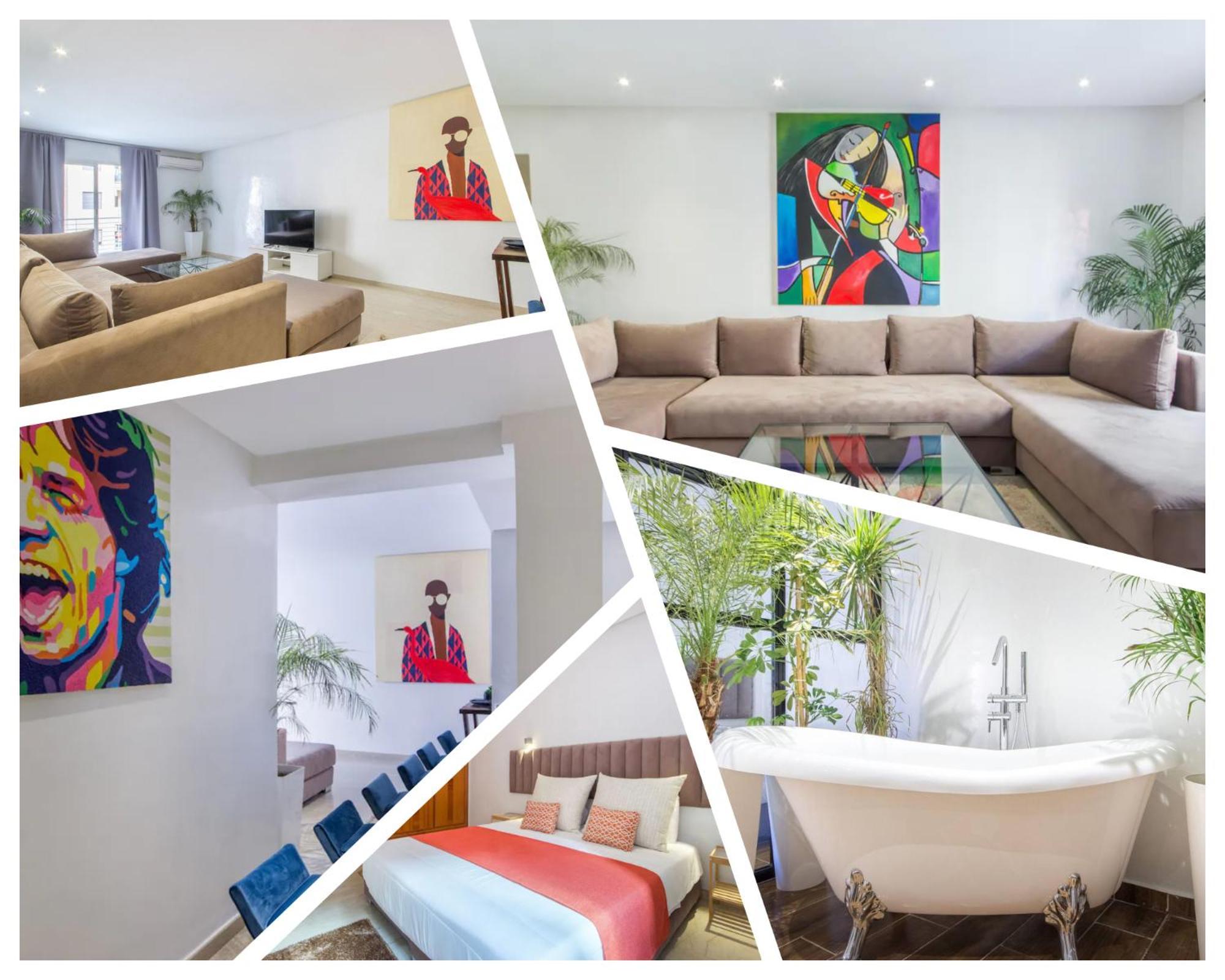 Appartement Groupe 3 Chambres Марракеш Экстерьер фото